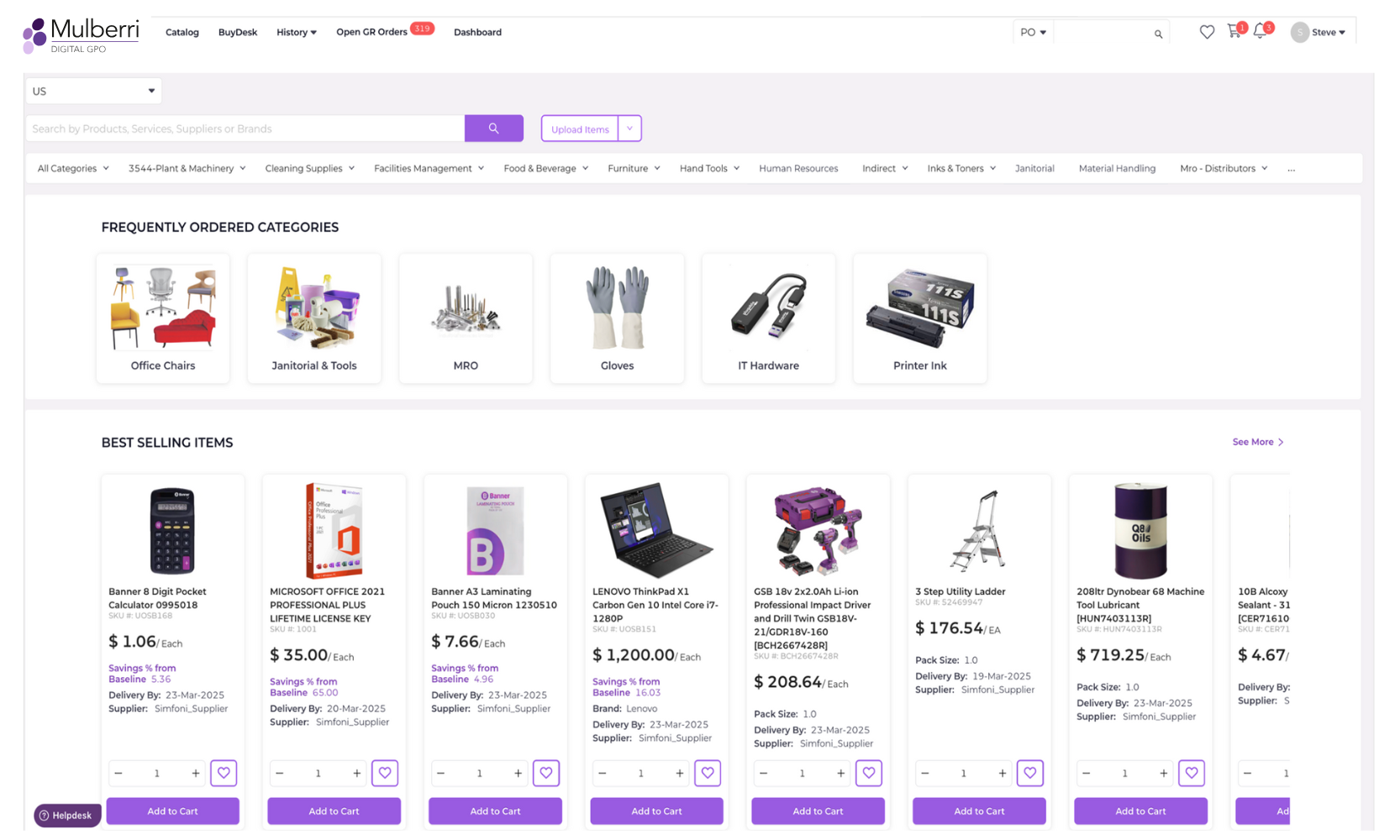 eGPO Purchasing Content